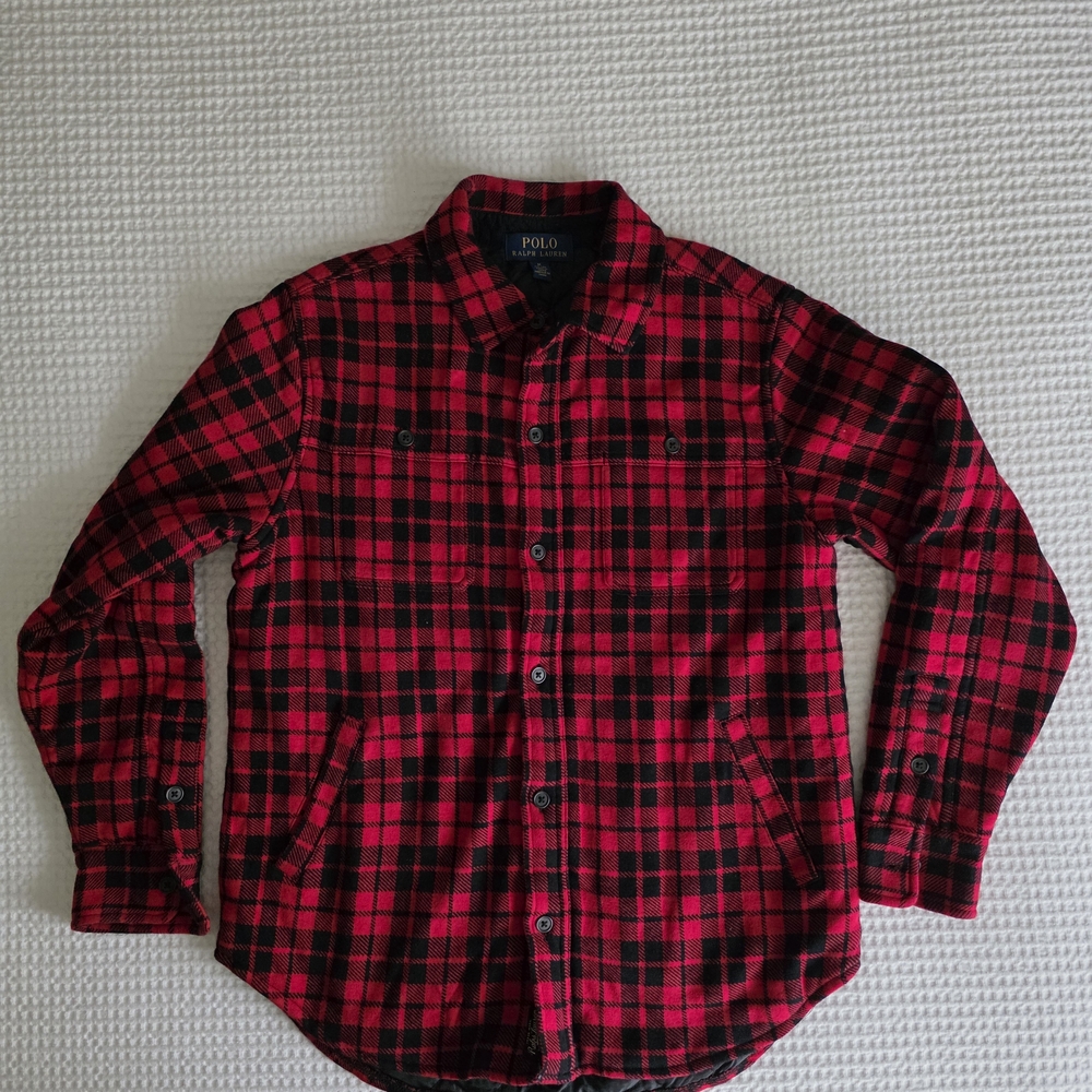 Polo by Ralph Lauren Red and Black Checkered Shirt